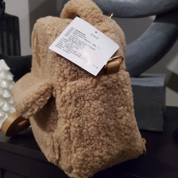 NWT Starbucks Brown 2 Way Crossbody bag/ Backpack - Picture 4 of 8